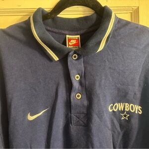 Dallas Cowboys Vintage Nike Polo - Large